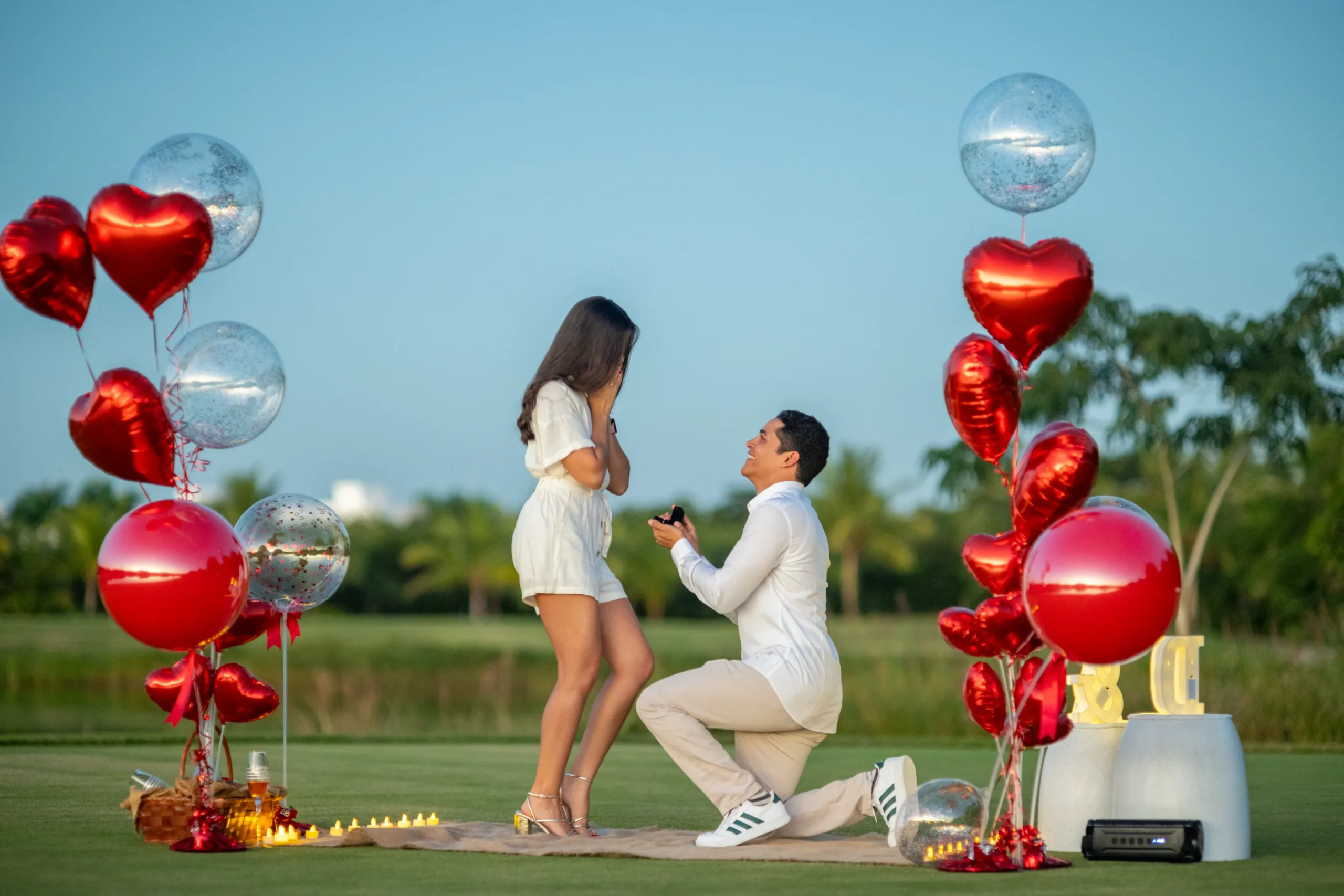 Beach proposal photography in Dominican Republic