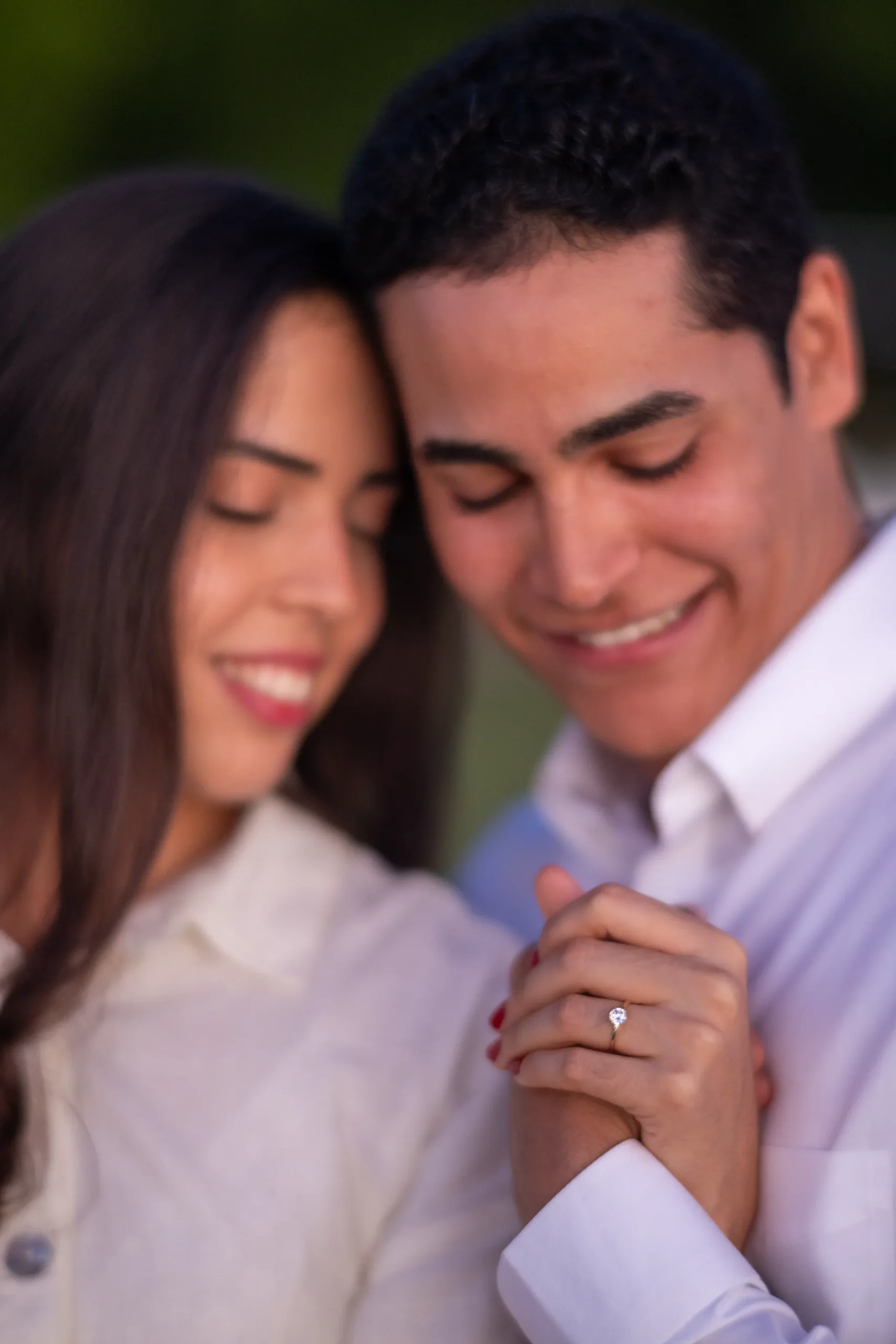 Romantic sunset proposal photography in Punta Cana
