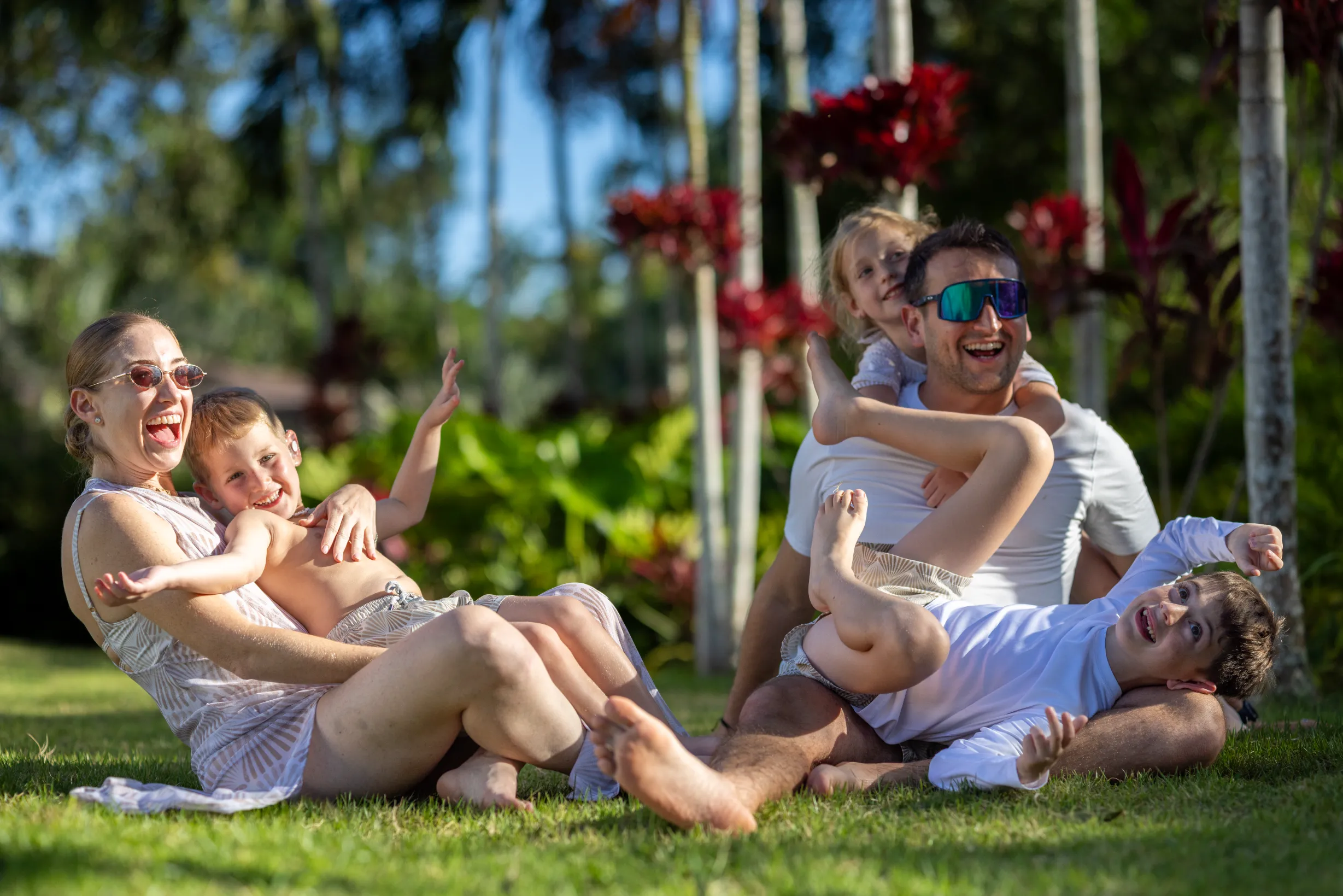 Fotógrafo familiar en Casa de Campo, República Dominicana