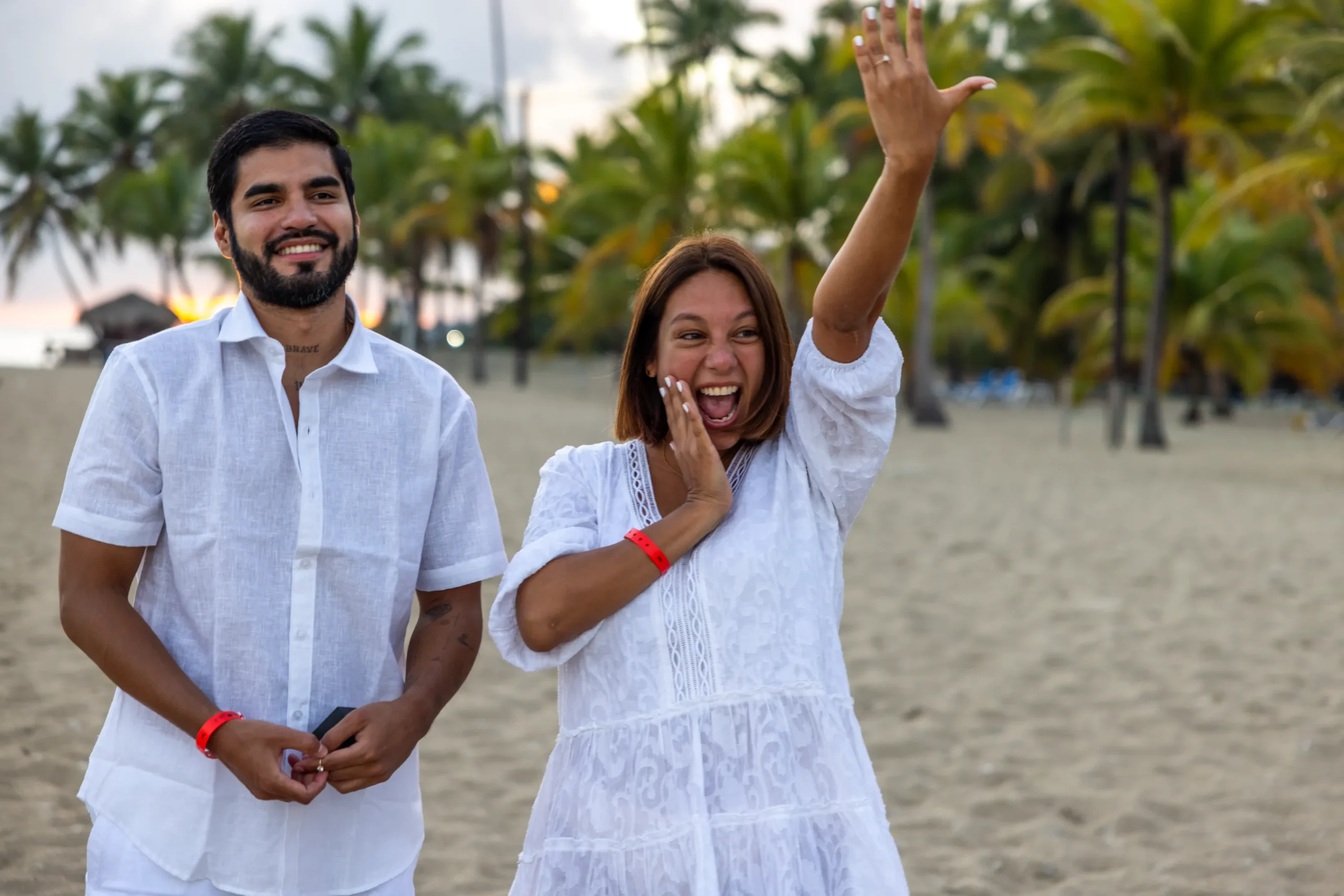 fotógrafo de propuestas en la playa en República Dominicana