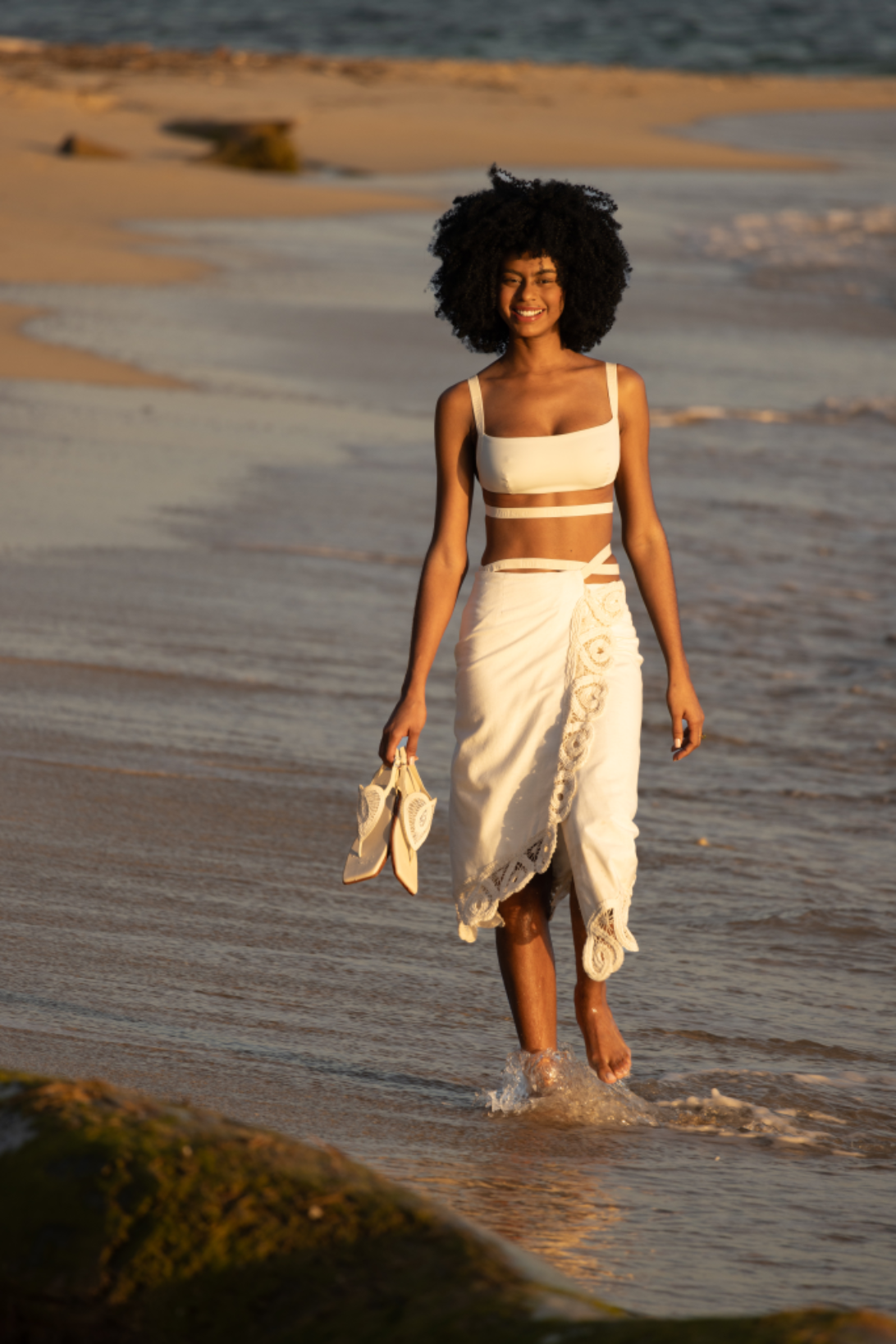 Sesión de fotos en la playa de Santo Domingo con fotógrafo de moda, ¡captura momentos únicos!