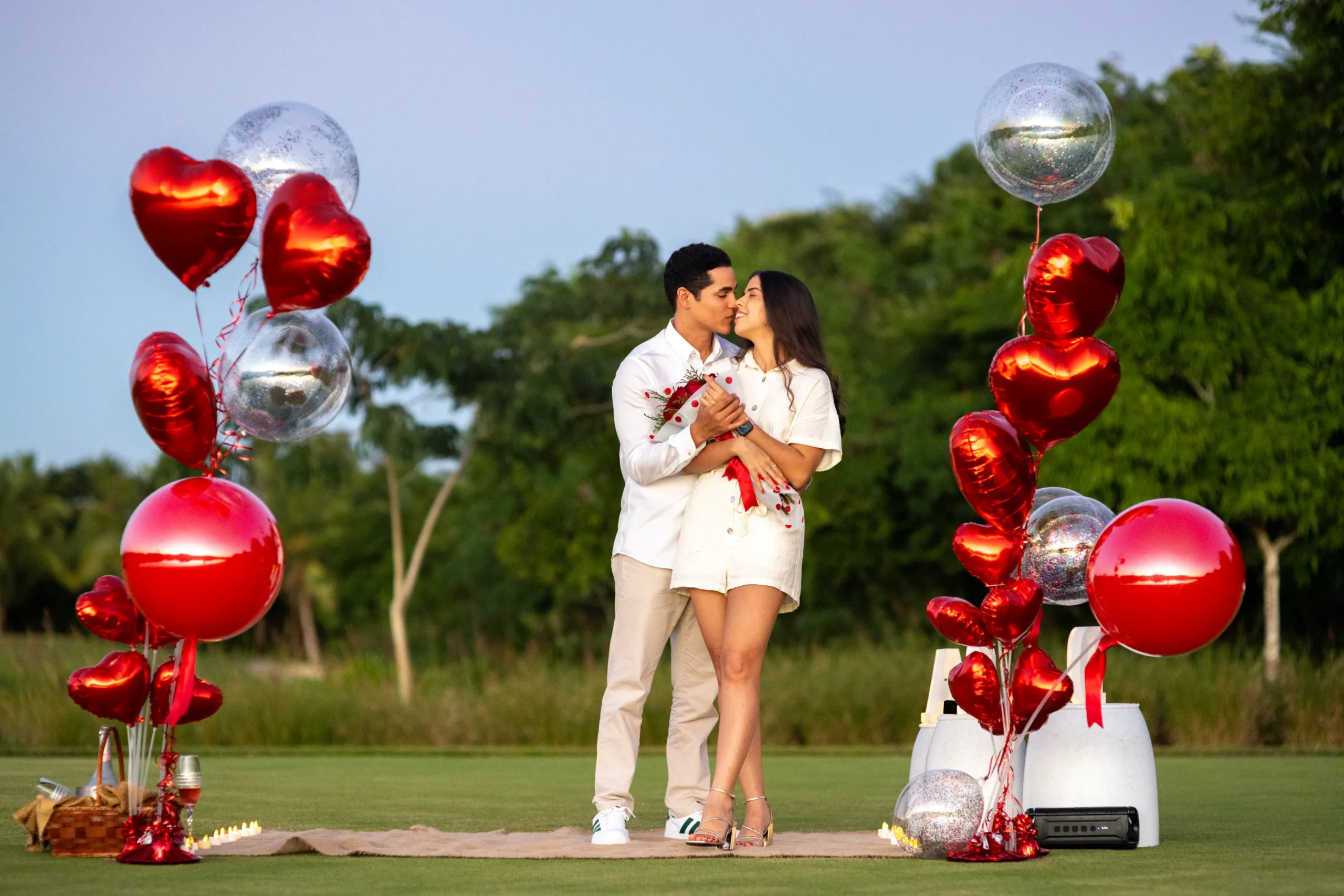 Destination engagement proposal photography in Dominican Republic