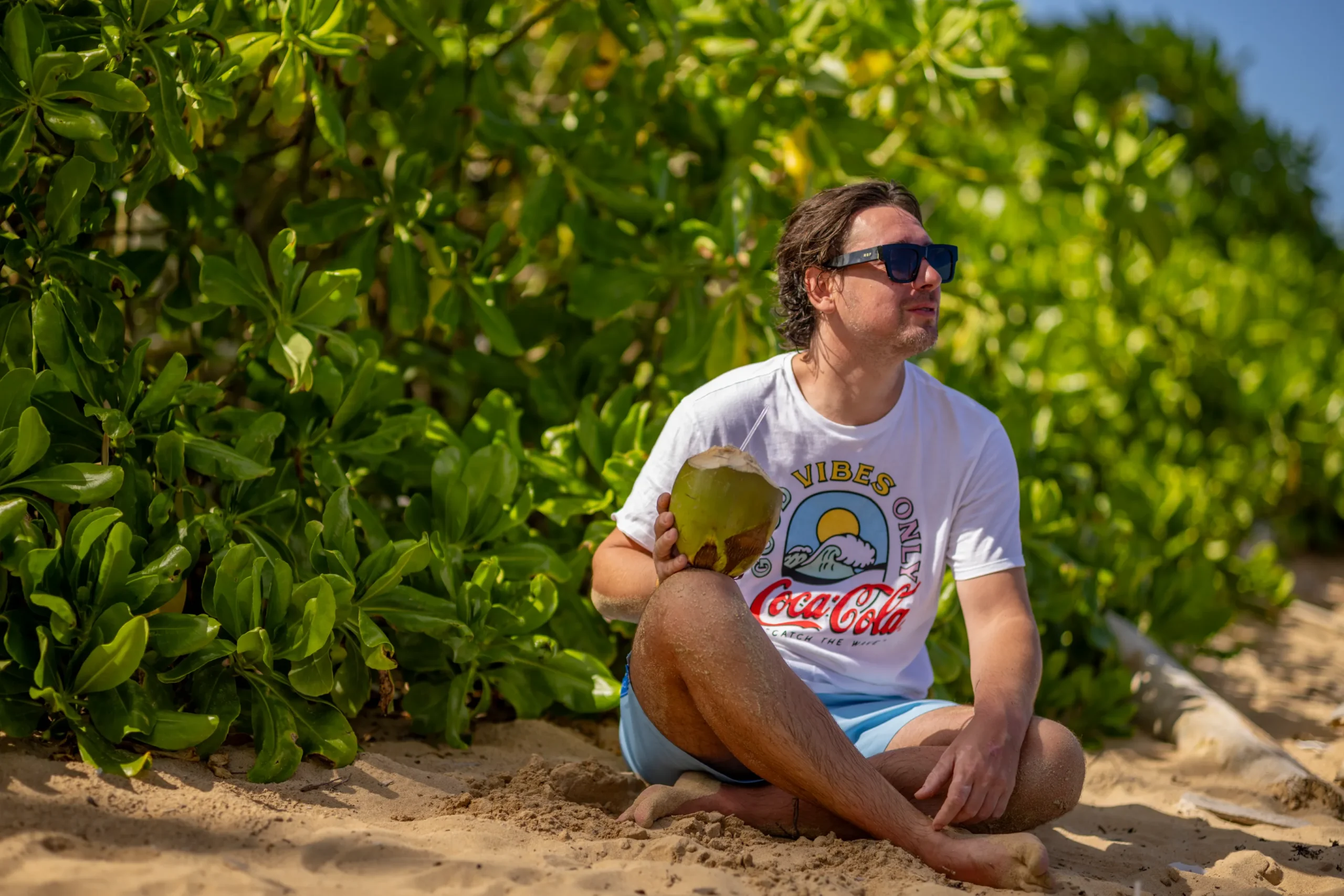 Couple photo session on a tropical beach in Dominican Republic