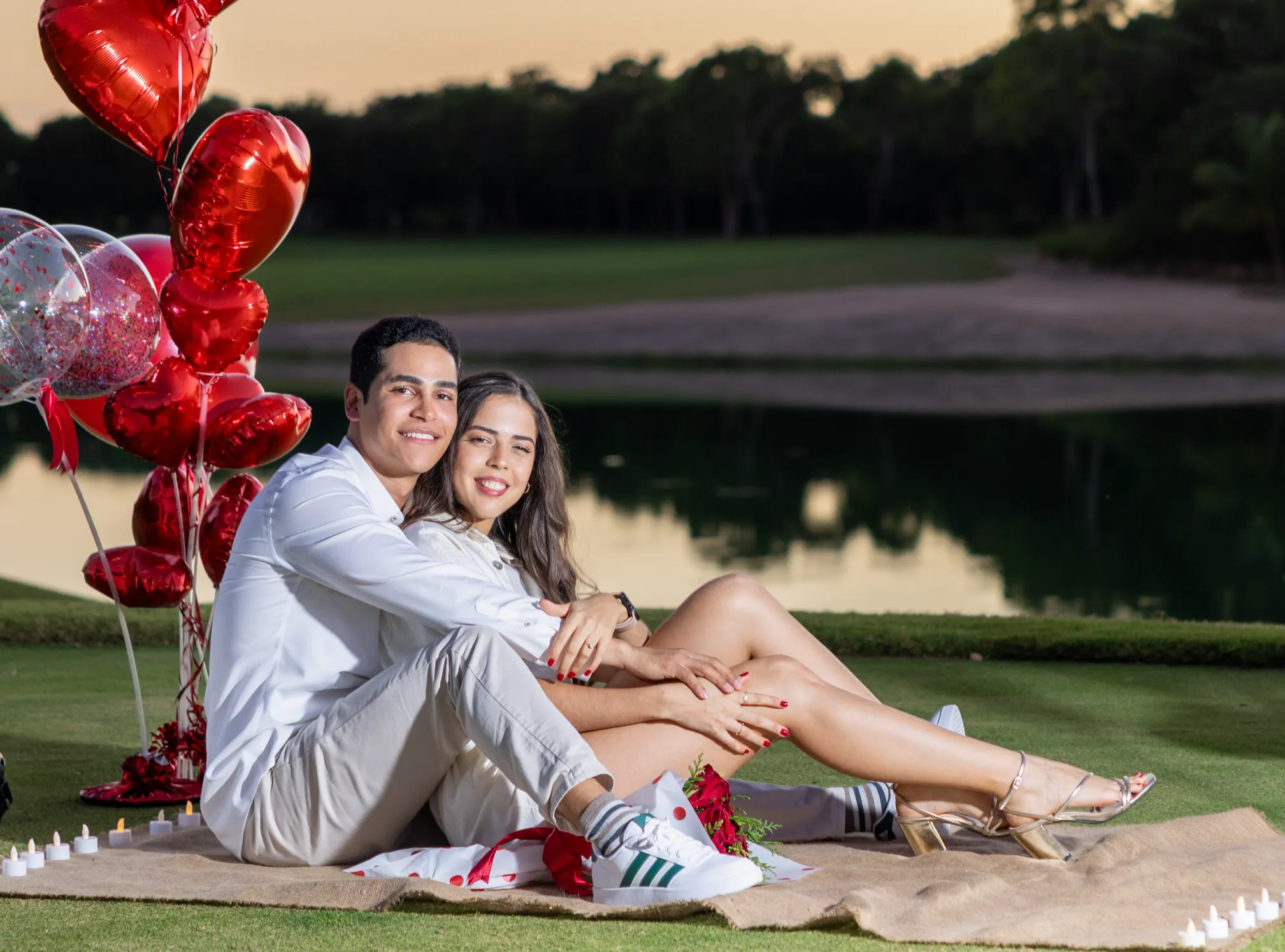Romantic proposal photoshoot in Santo Domingo