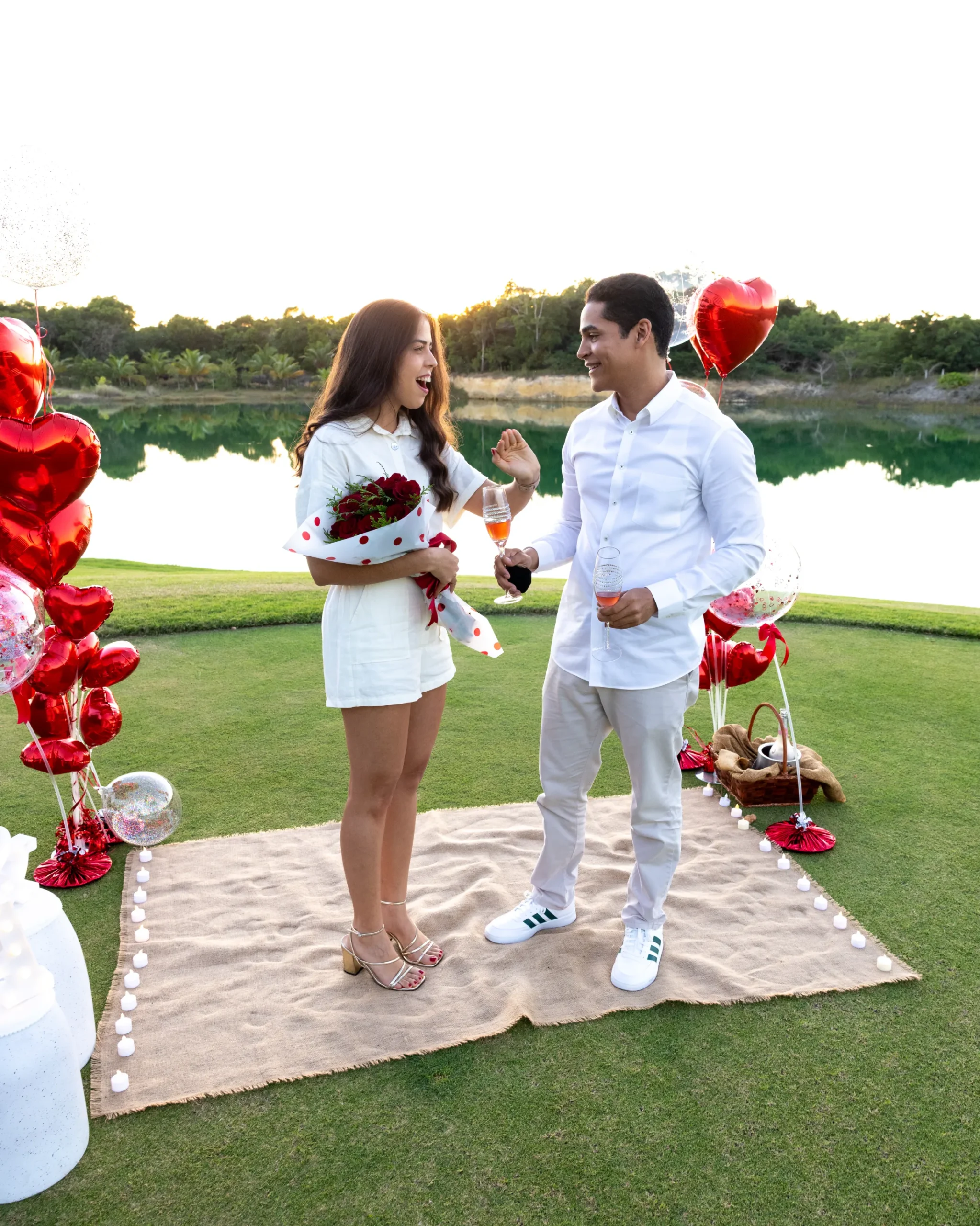 Secret proposal photo session in Dominican Republic