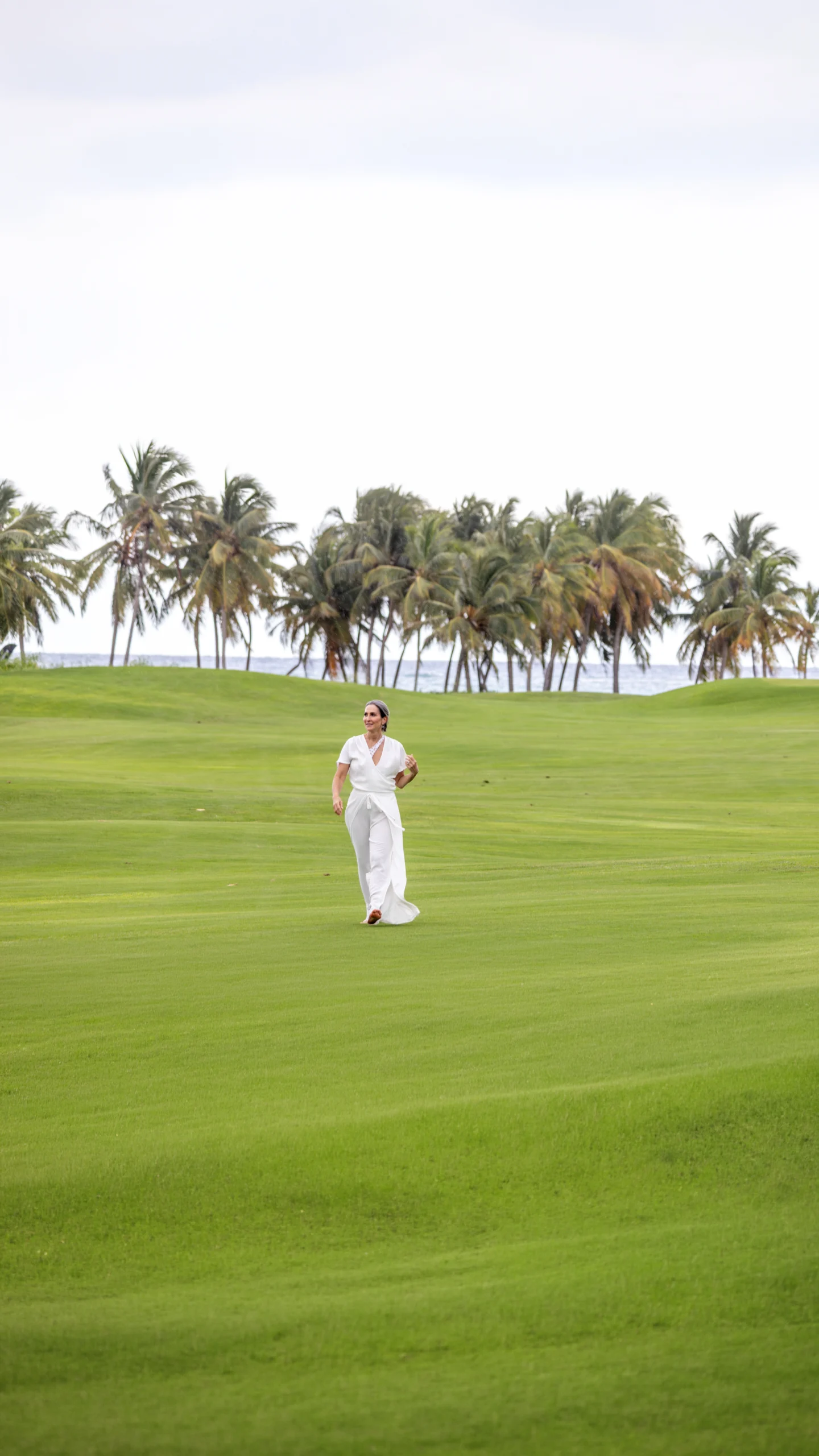 Sesión de fotos en Punta Cana República Dominicana paisaje tropical con mar Caribe — Babula Shots RD