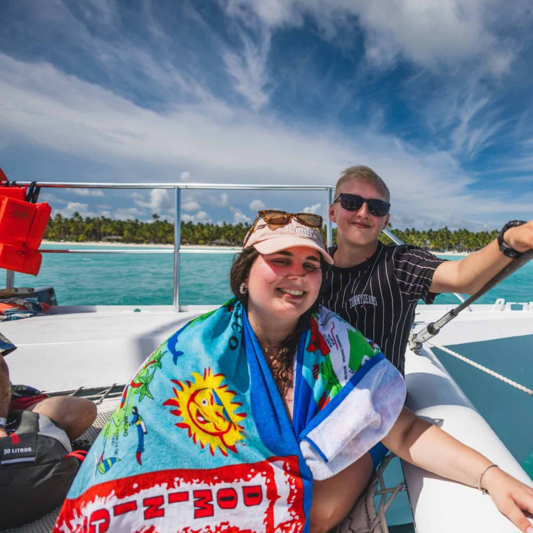 sesion de fotos en Saona Island catamaran sesion de fotos en Saona Island